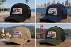 California City License Plate Embroidered Iron-On Patch – Santa Monica, San Diego, Santa Barbara & San Francisco – 2” Wide Trucker Hat Patch