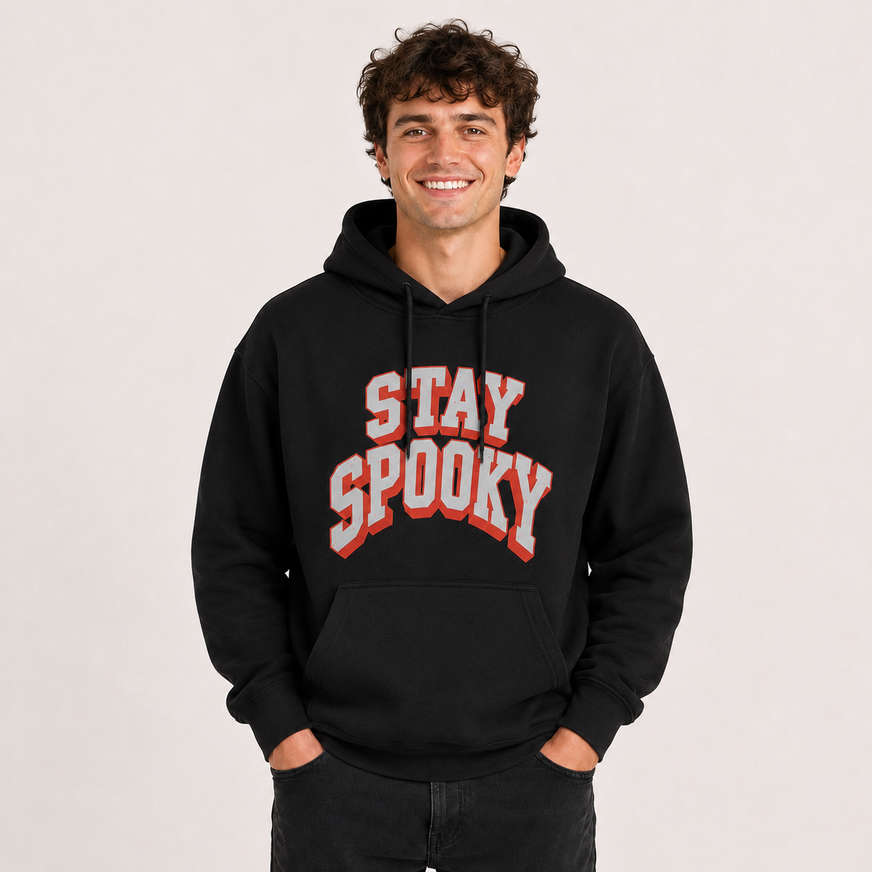 Stay Spooky Halloween Hoodie – Unisex Graphic Sweatshirt