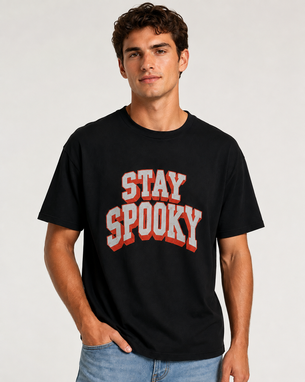 Stay Spooky Vintage Graphic T-Shirt