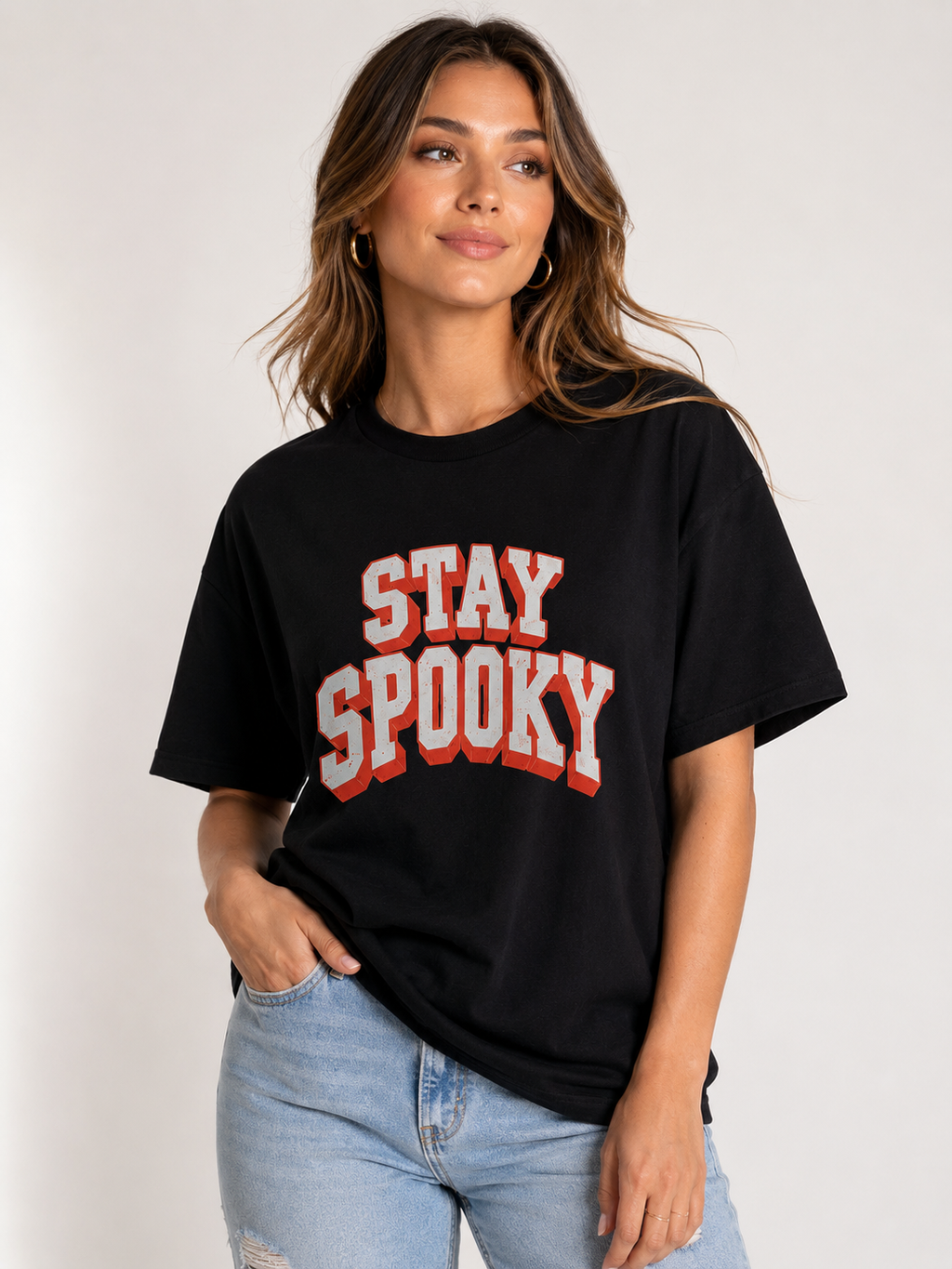 Stay Spooky Vintage Graphic T-Shirt