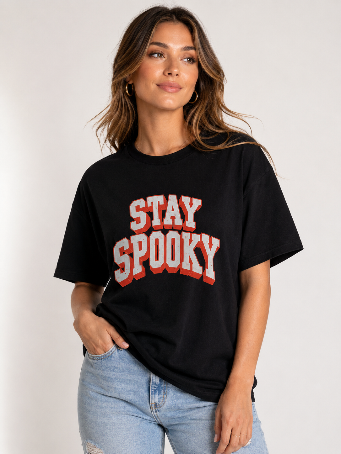 Stay Spooky Vintage Graphic T-Shirt