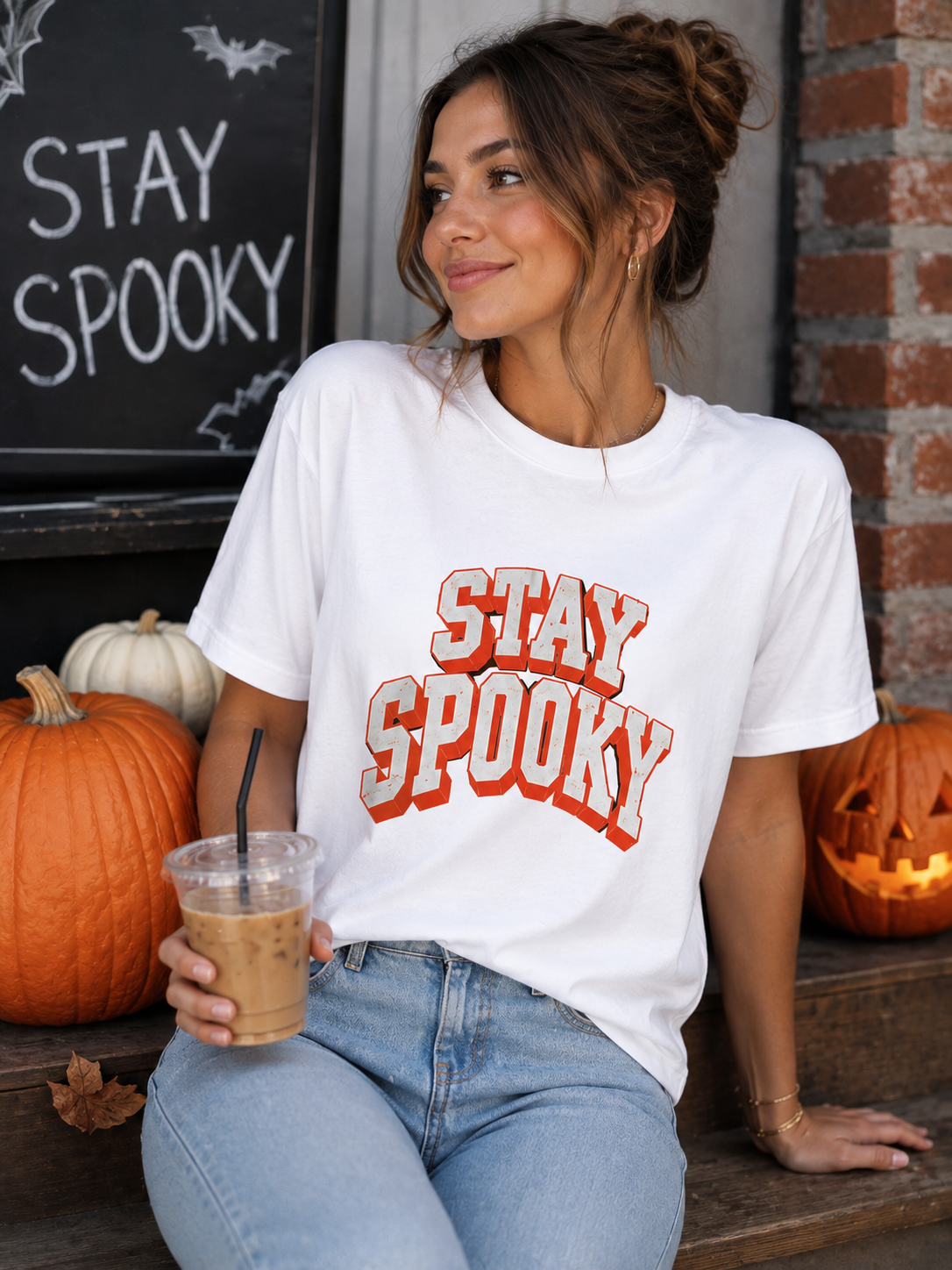 Stay Spooky Vintage Graphic T-Shirt