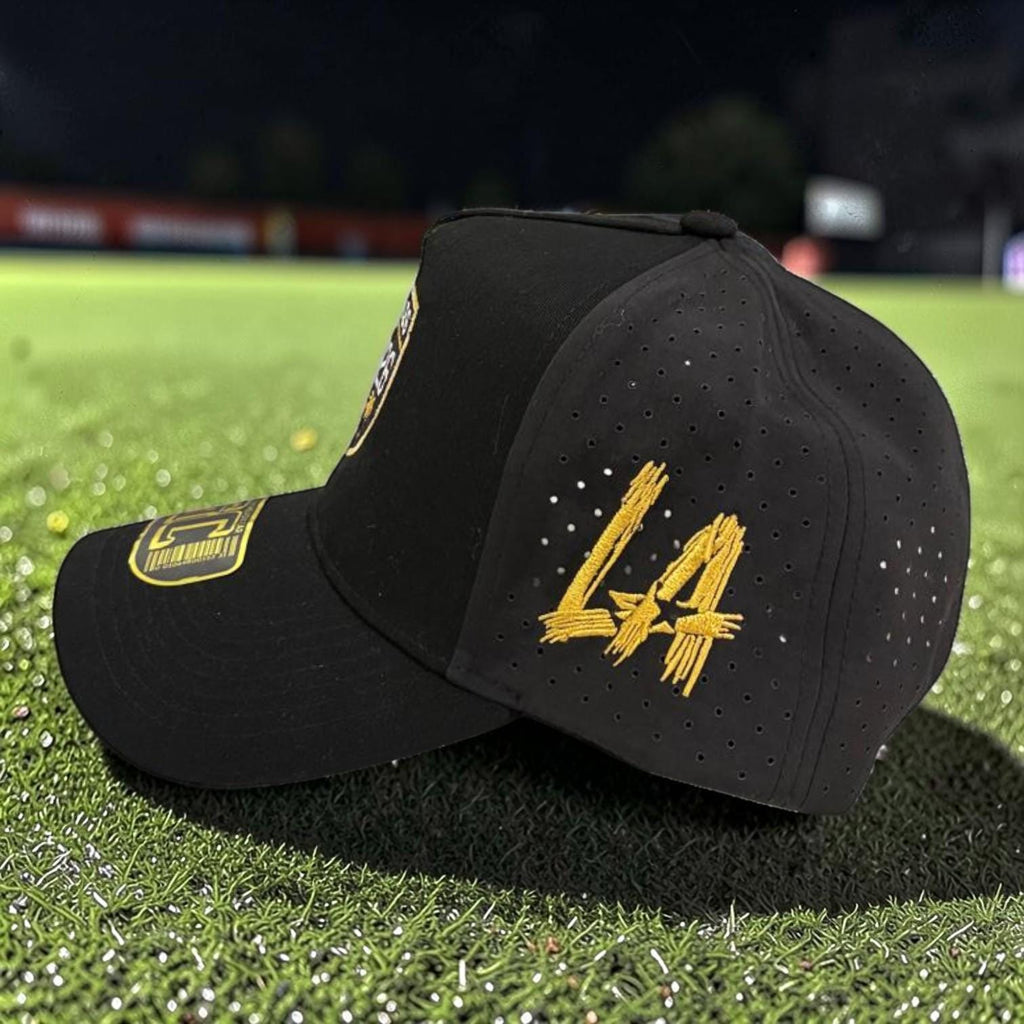 Los Angeles 2026 World Cup Embroidered Cap | Black Adjustable Trucker Hat