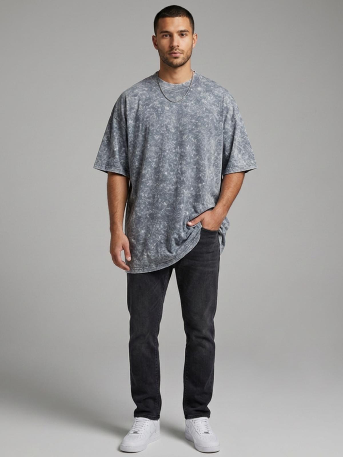 Oversized Vintage Wash T-Shirt | BEGOOD 18 Graphic Streetwear Tee