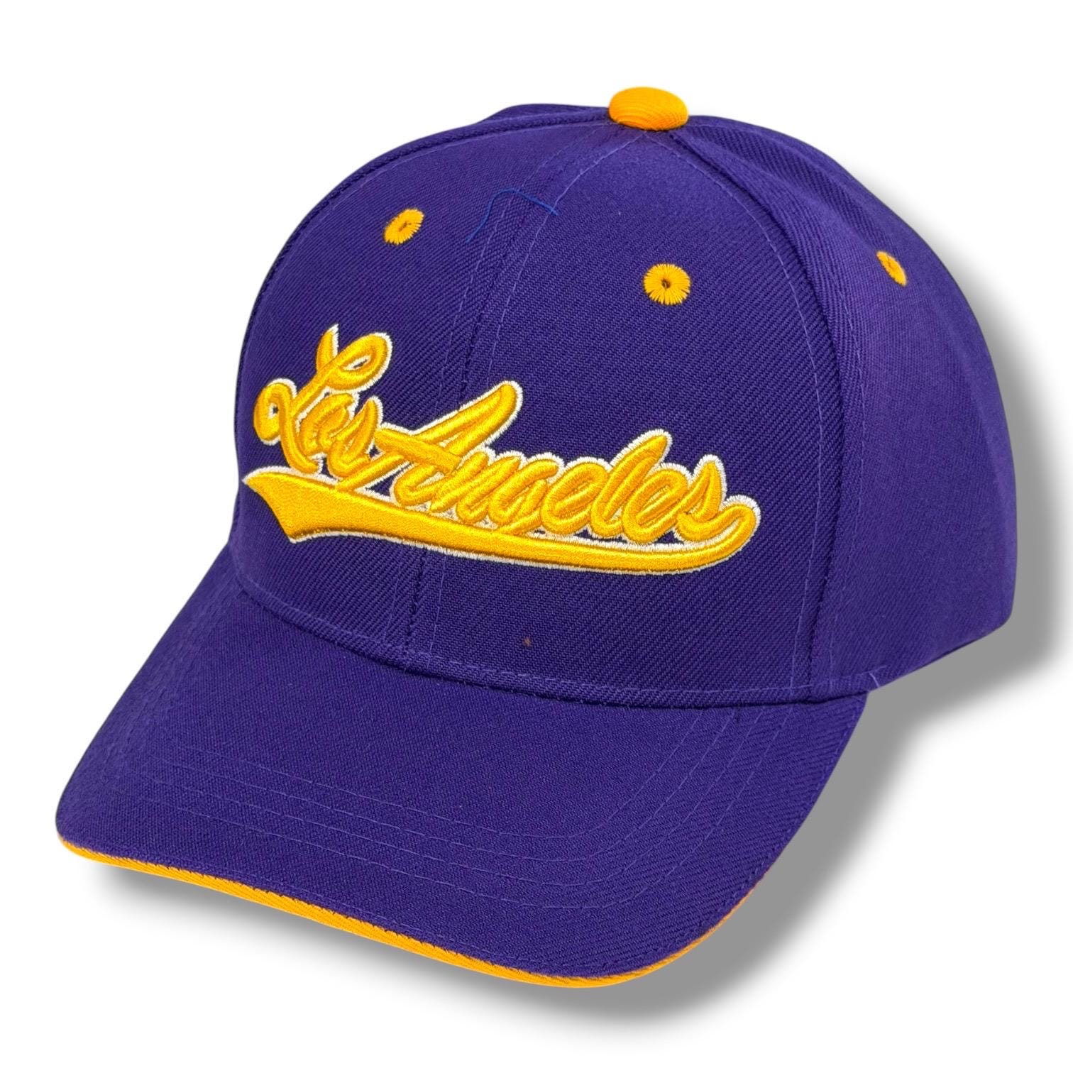Kids Los Angeles Snapback Hat | Boys LA Baseball Cap | Youth Adjustable Embroidered Cap | Los Angeles Kids Hat | Blue Purple Sports Style Ca