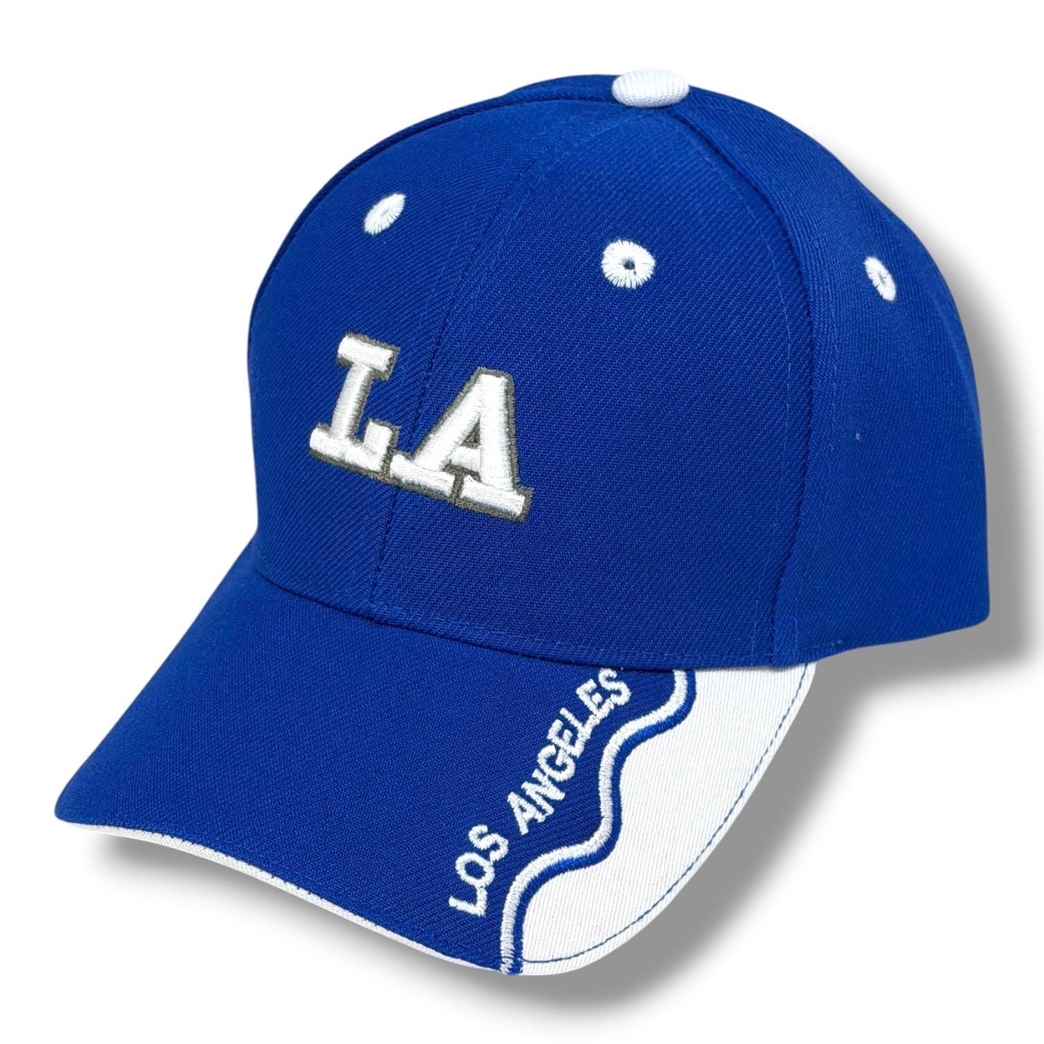 Kids Los Angeles Snapback Hat | Boys LA Baseball Cap | Youth Adjustable Embroidered Cap | Los Angeles Kids Hat | Blue Purple Sports Style Ca