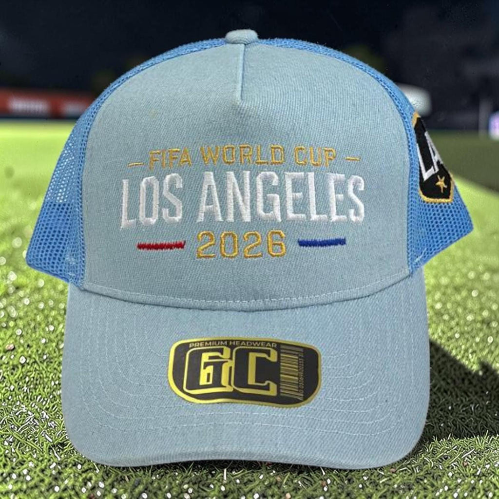 Los Angeles 2026 Embroidered Trucker Cap | FIFA World Cup Inspired Snapback