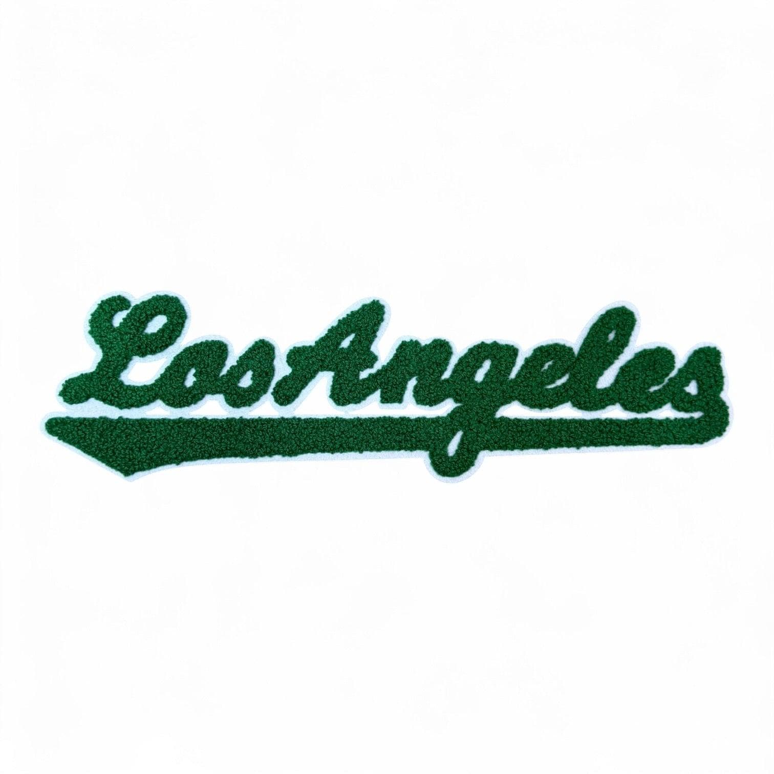 Los Angeles Chenille Iron-On Patch – Varsity Embroidered La Script Patch For Jackets, Hoodies, Hats, Backpacks & Diy Apparel