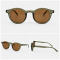 Classic Round Polarized Sunglasses | Vintage Acetate Style | UV400 Unisex Fashion Shades | Chapeau by Jess