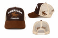 American Cowgirl Trucker Hat | Embroidered Western Mesh Snapback | Yee Haw Rodeo Cap