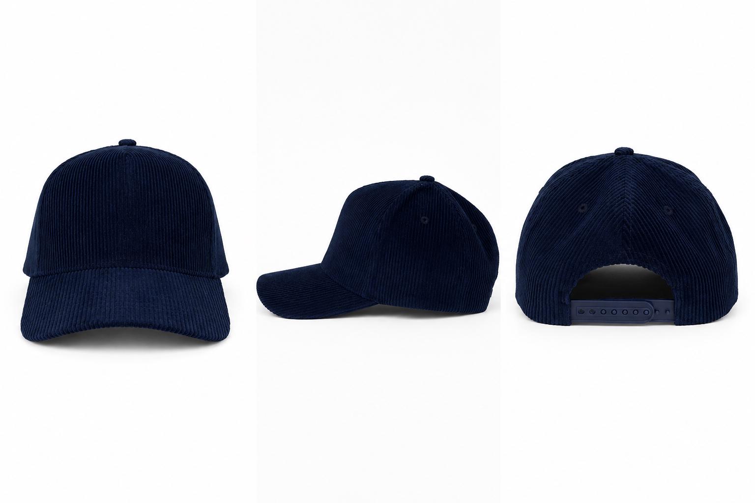 Premium Corduroy Baseball Cap | Adjustable Unisex Snapback Hat | Classic Casual Dad Cap