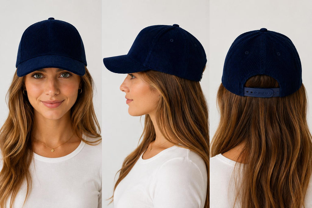 Premium Corduroy Baseball Cap | Adjustable Unisex Snapback Hat | Classic Casual Dad Cap