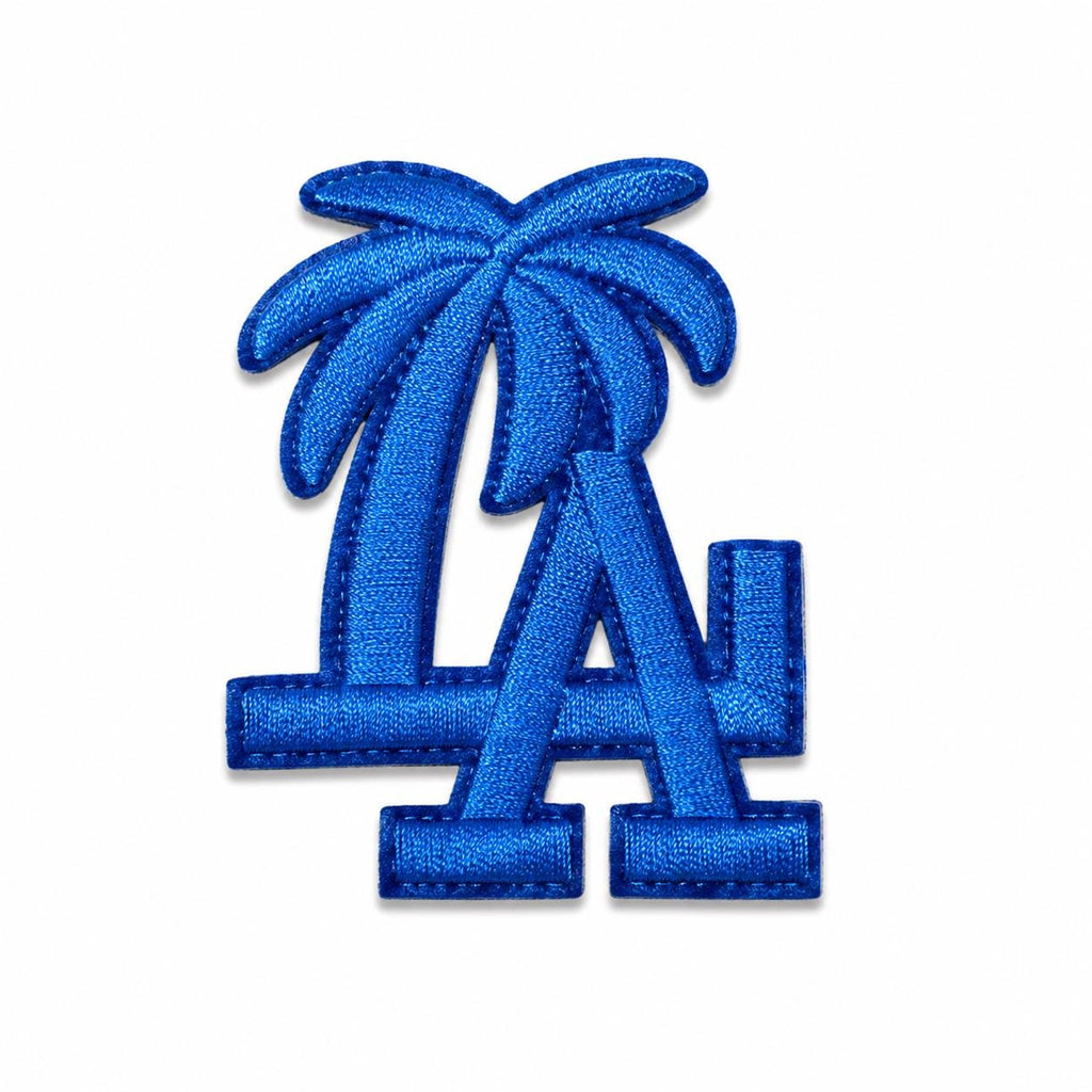 Los Angeles LA Palm Tree Iron-On Embroidered Patch – Tourist Travel Applique for Hats, Jackets, Backpacks & Jeans (2" Tall)