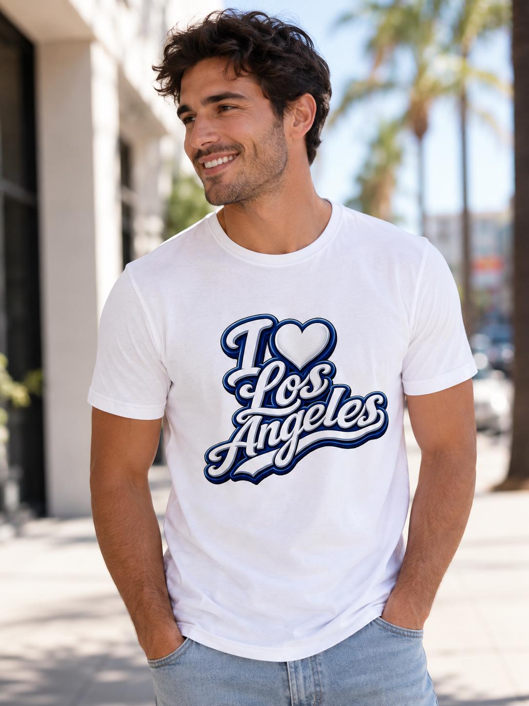 I Love Los Angeles T-Shirt | LA Graphic Tee | Retro Los Angeles Souvenir Shirt | California Travel Tee | Unisex LA Shirt