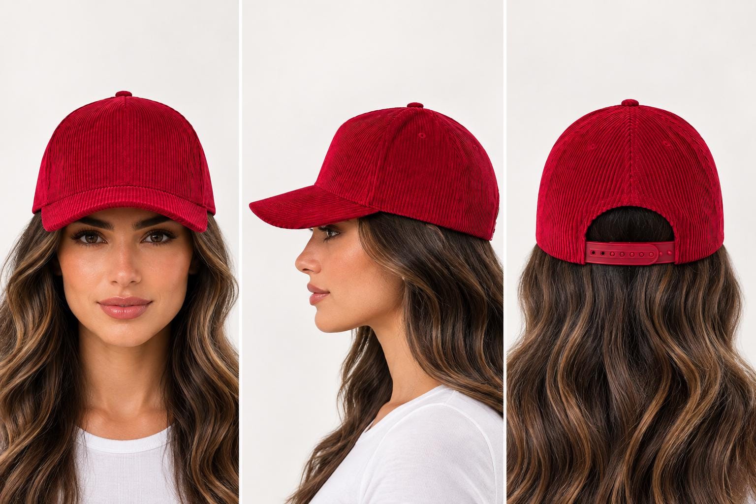 Premium Corduroy Baseball Cap | Adjustable Unisex Snapback Hat | Classic Casual Dad Cap
