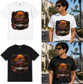 Beverly Hills Sunset Graphic T-Shirt | Vintage California Tourist Tee | Unisex Premium Cotton Shirt