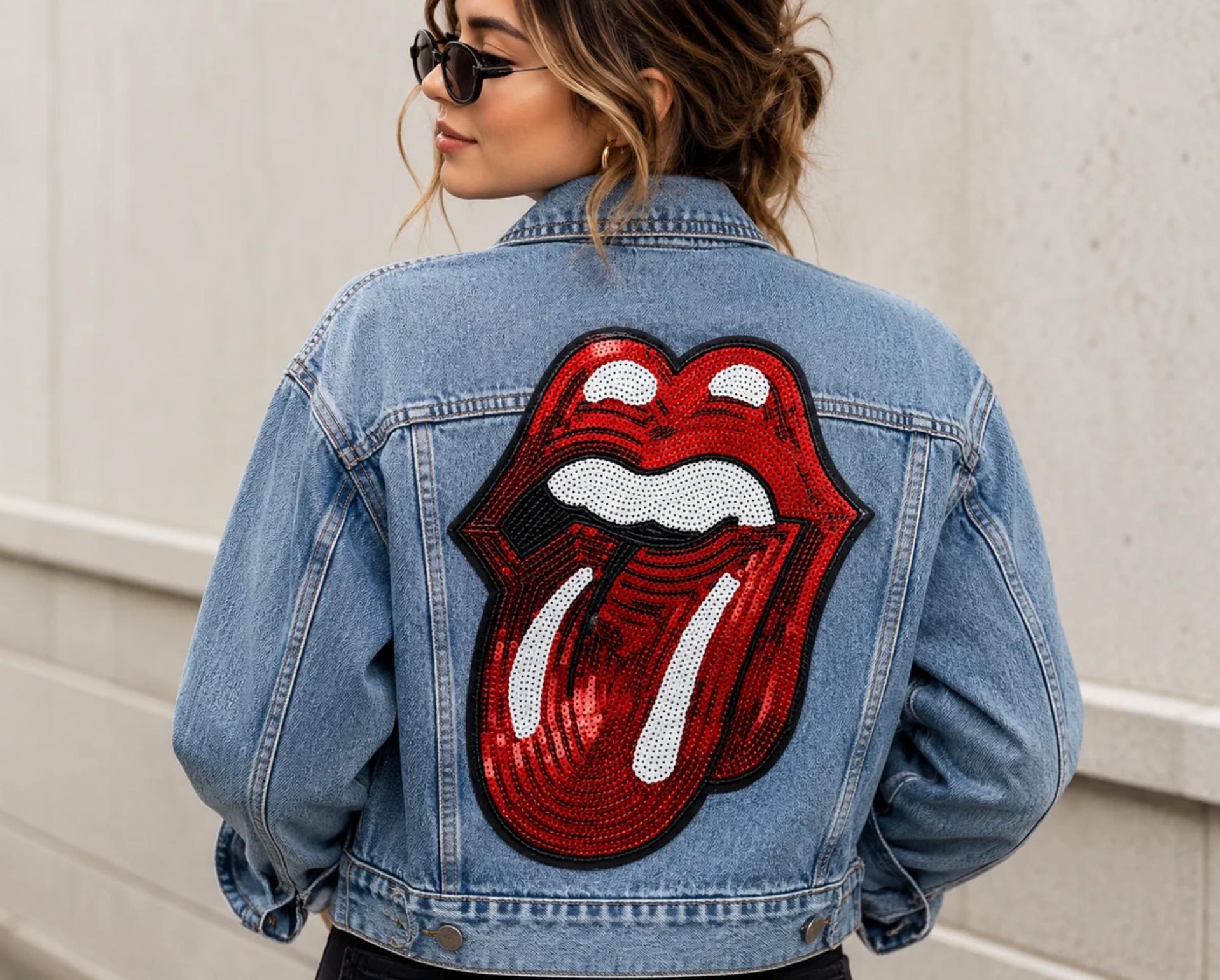 Tongue Sequin Patch