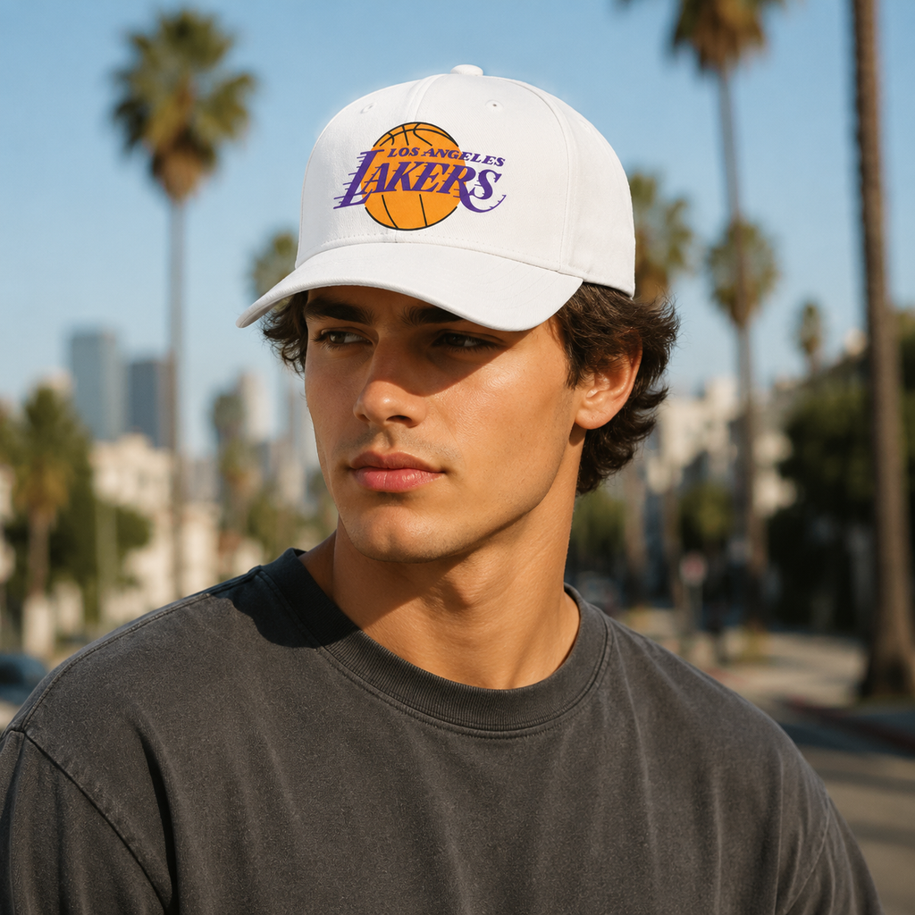 Los Angeles Lakers Heat Transfer Decal – 10 × 6 cm